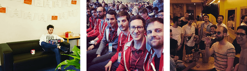 La Team Osones rue de Milan !