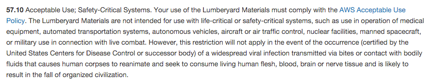 AWS life critical