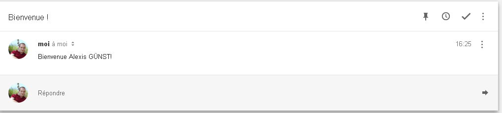 Amazon DynamoDB envoi de mail